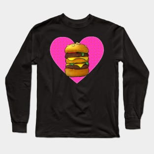 I Love Burgers Long Sleeve T-Shirt